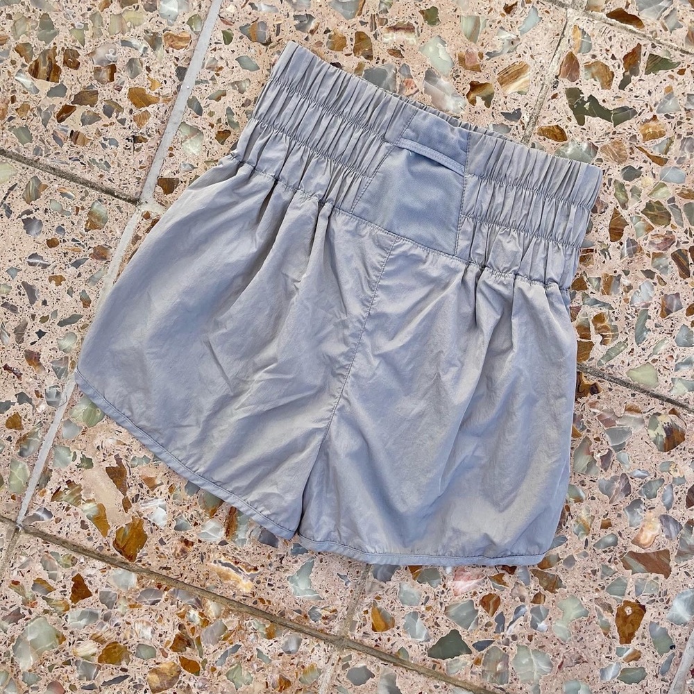 Free People Movement High Rise Grey Athletic Shorts - Picture 2 of 4